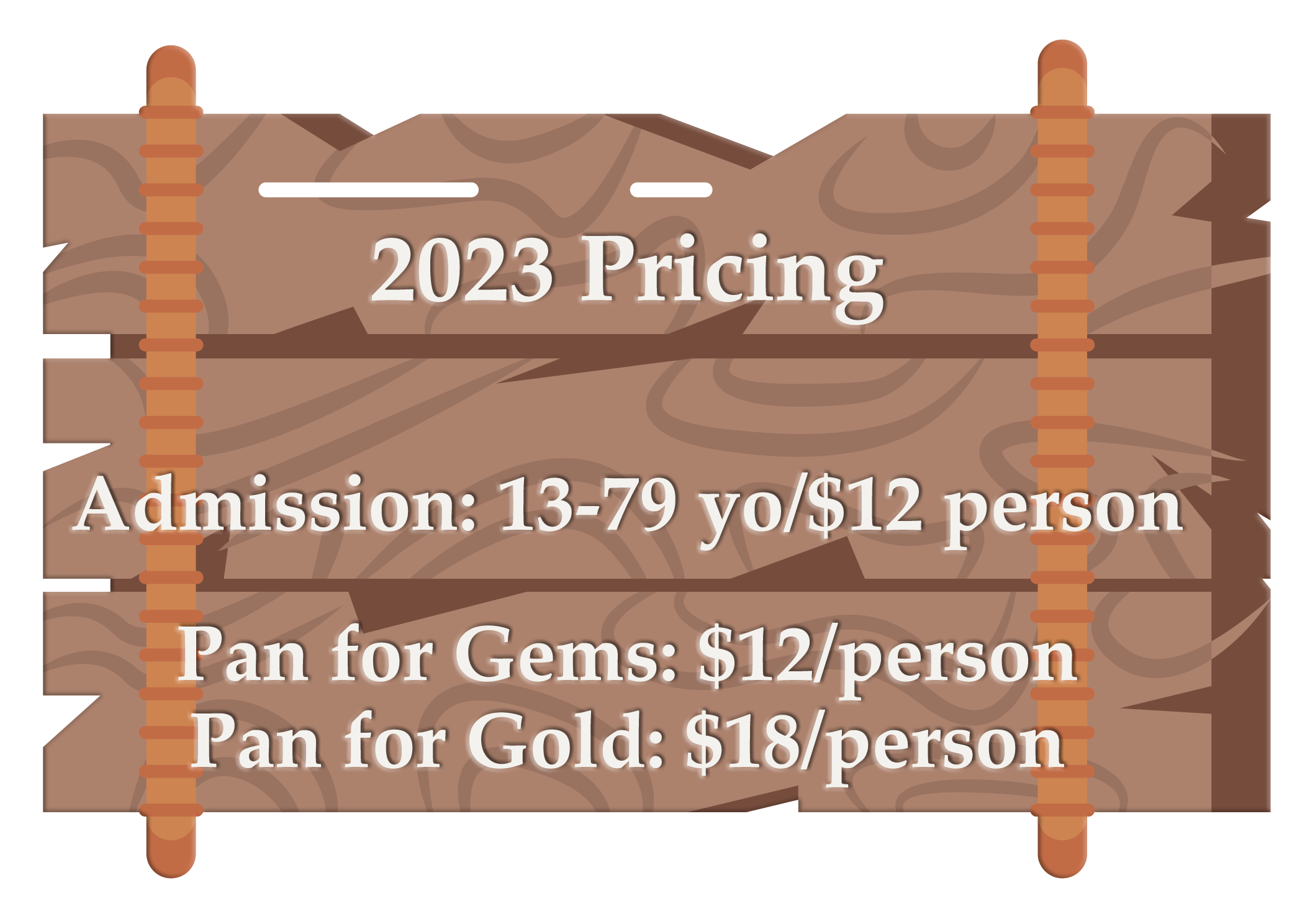 wooden sign with 2023 price increase