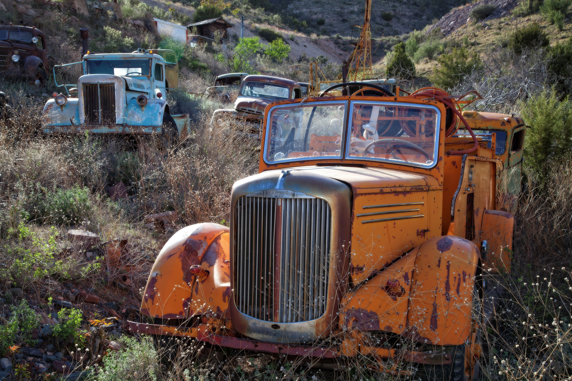 An old firetruck